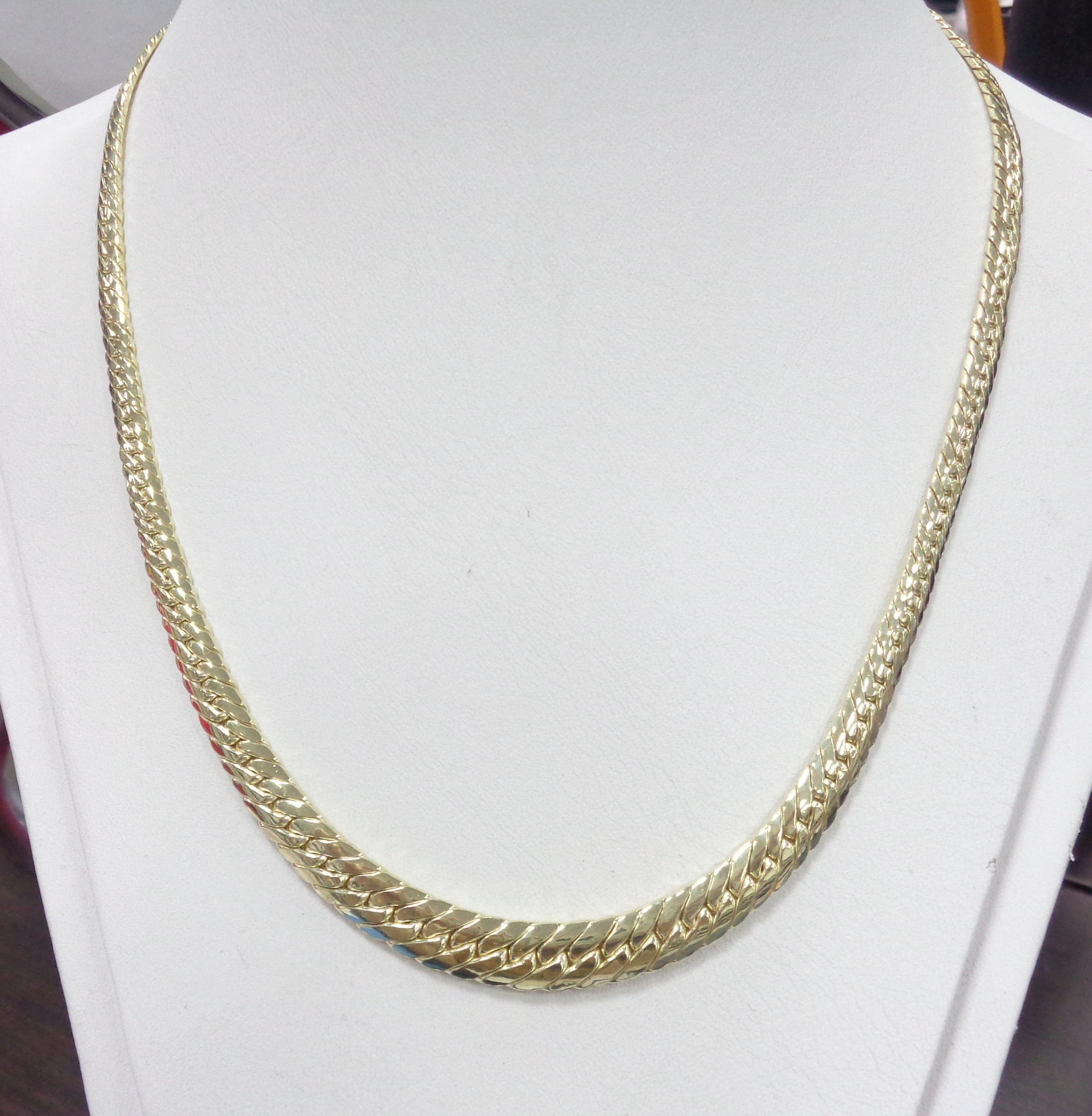 Серебряное колье плетение "Фантазийное"